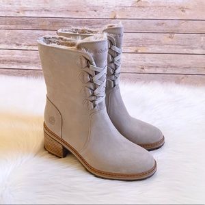 Timberland Taupe Sienna High Waterproof Mid Boots